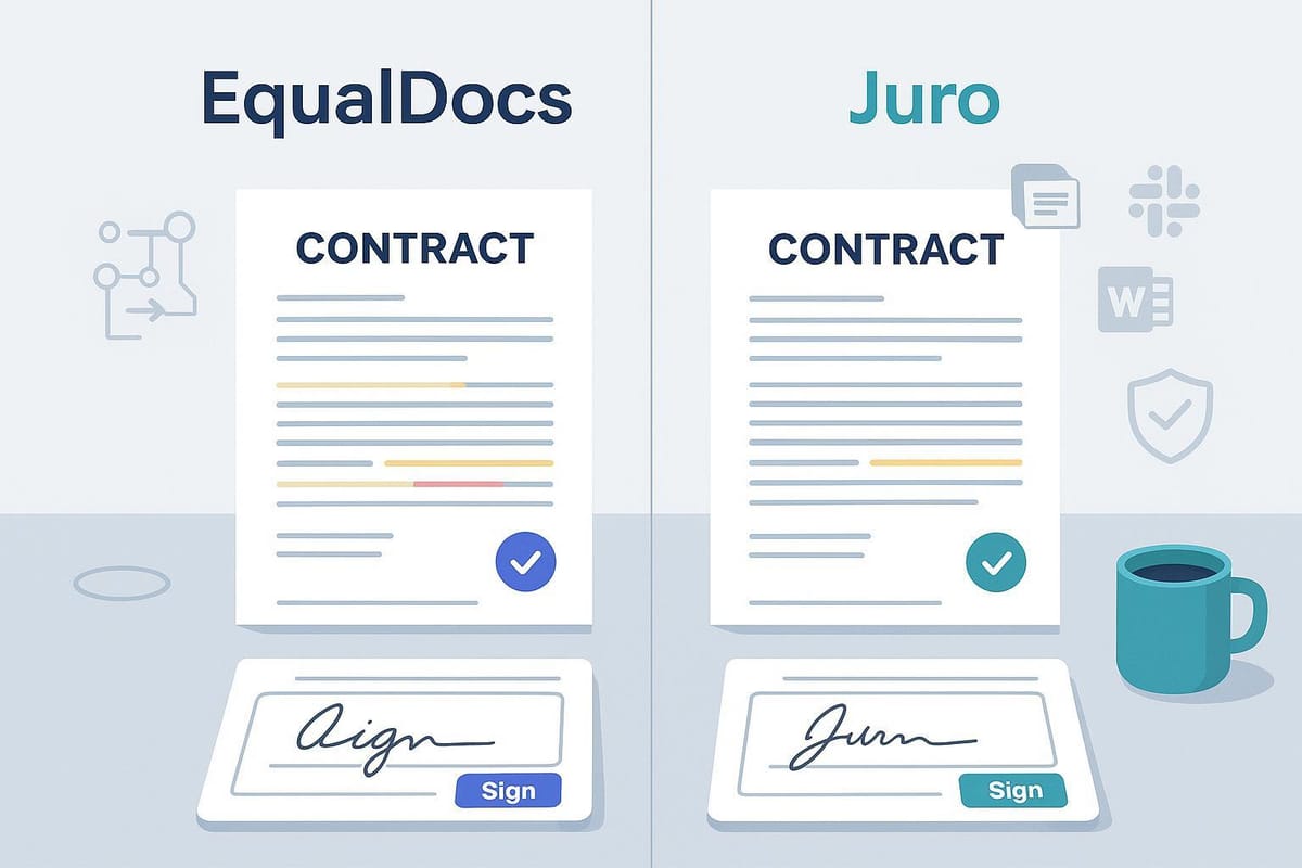 EqualDocs vs Juro: Which AI Contract Review & Drafting Platform Is Best for SMEs in 2026?