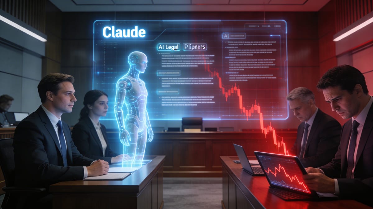 Claude’s New Legal AI Plugins Tank Legal Software Stocks