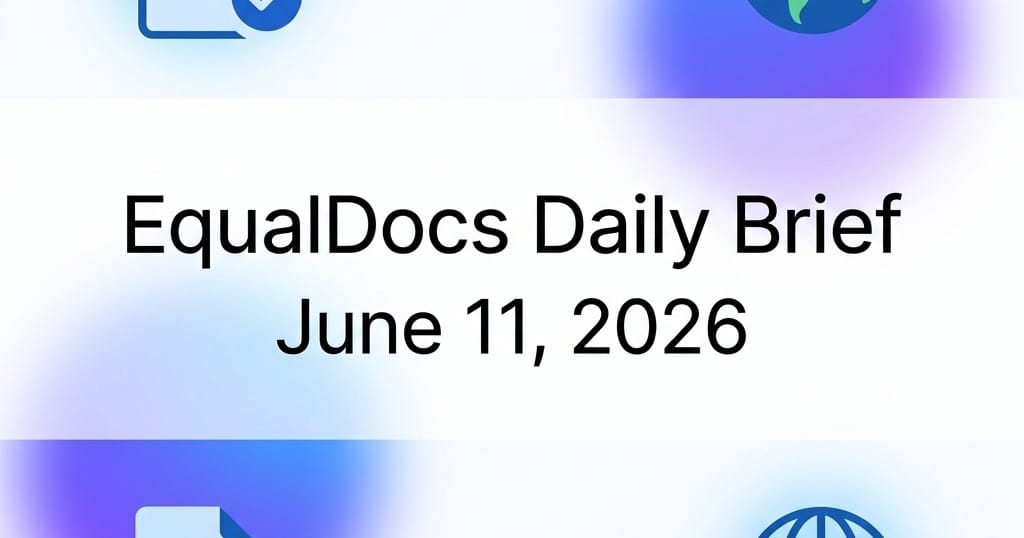 EqualDocs Daily Brief: Preparing for U.S. Forced Labor Tariffs, the Rise of Specialized Legal AI, and Canada’s Non-Compete Ban