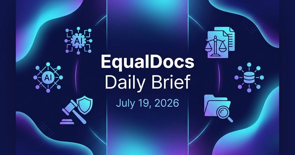 Legal Tech Daily Brief: Agentic AI Goes Enterprise, But Who Guarantees SME Risk?