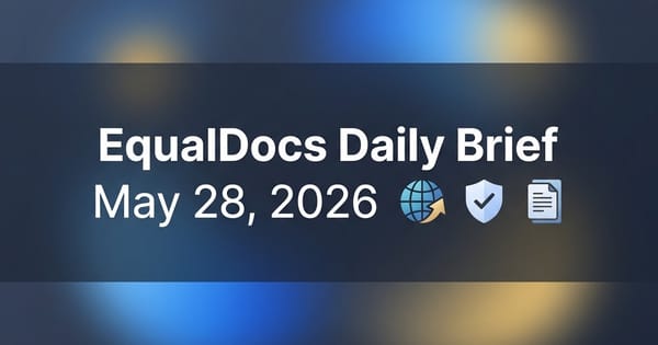 EqualDocs Daily Brief: USMCA Review, Tariff Uncertainties, $1B LegalTech Acquisition, and Non-Compete Scrutiny