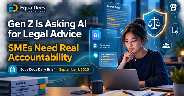 Gen Z Is Asking AI for Legal Advice. Here Is Why SMEs Need Real Accountability.